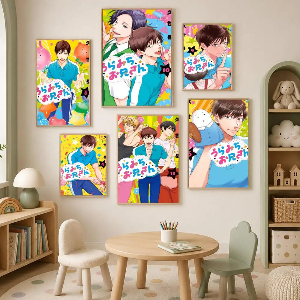 Uramichi Oniisan Self-Stick Wall Poster – HD Waterproof Anime Art