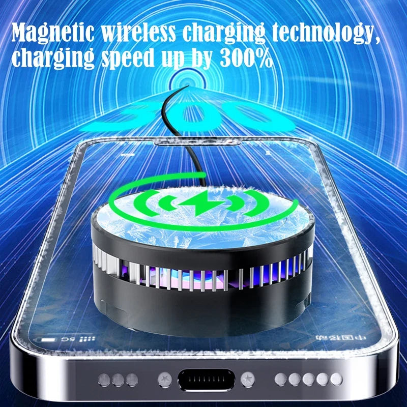 Magnet Attraction Wireless Phone Cooler Semiconductor Radiator
