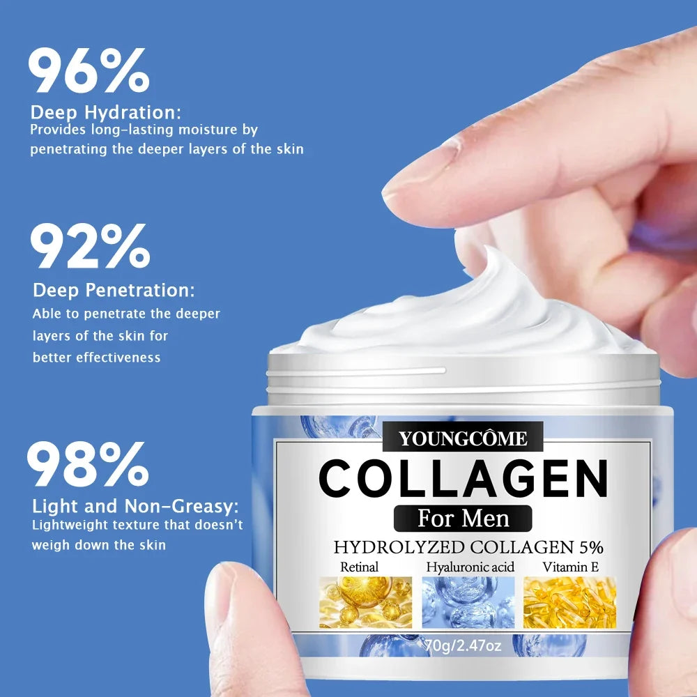 YOUNGCOME Men's Retinol Face & Neck Cream – Firm & Moisturize