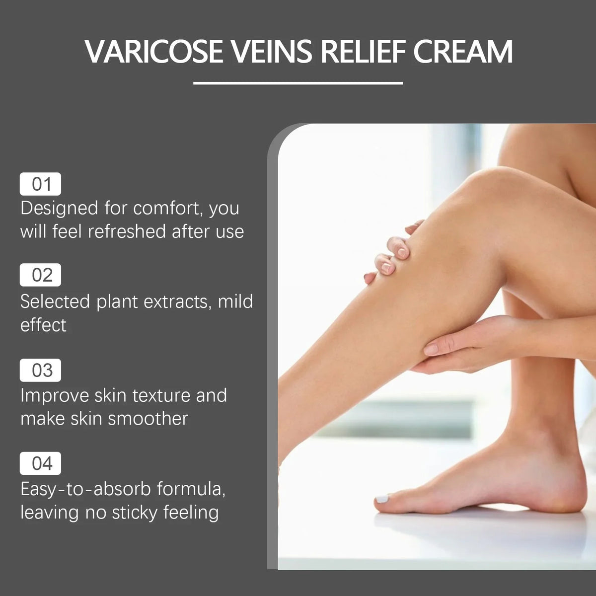 OceAura Leg Vein Repair Cream | Circulation & Skin Firming 100g