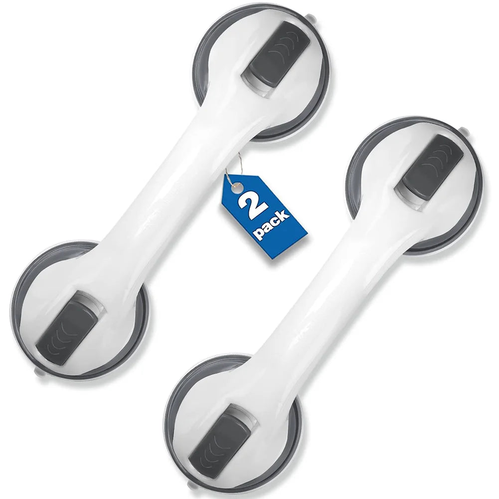 Suction Cup Grab Bar for Shower & Bathtub | 1–2 Pack