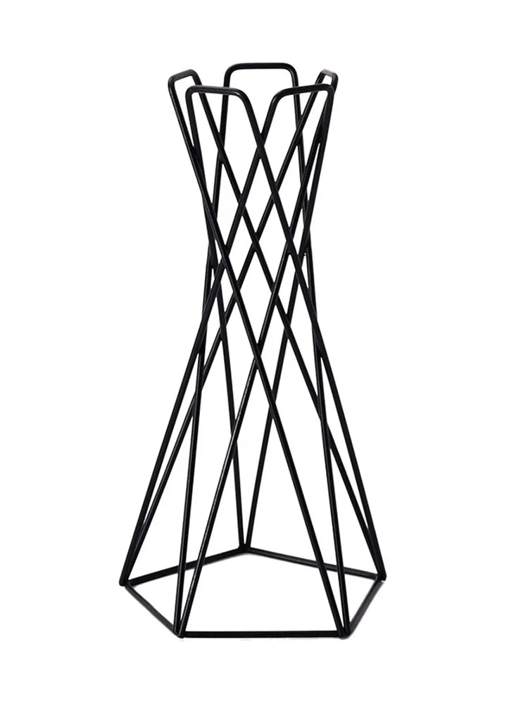 Nordic Geometric Iron Air Plant Holder | Tillandsia Stand