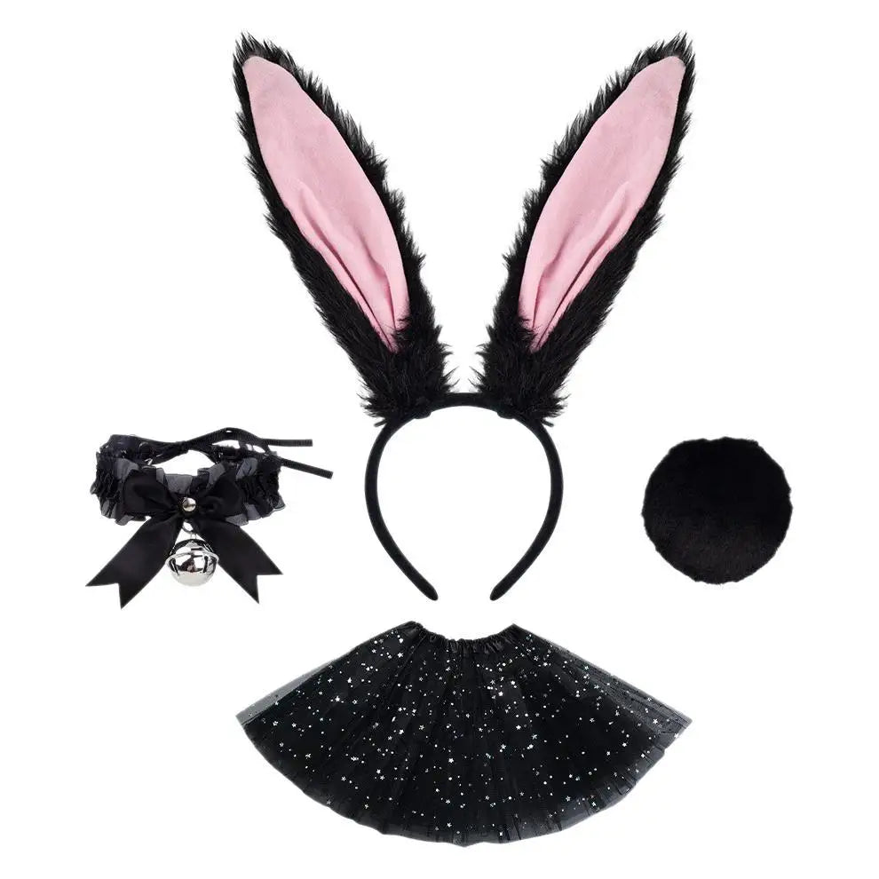 Easter Bunny Ear Headband Costume Halloween Headgear Judy Officer