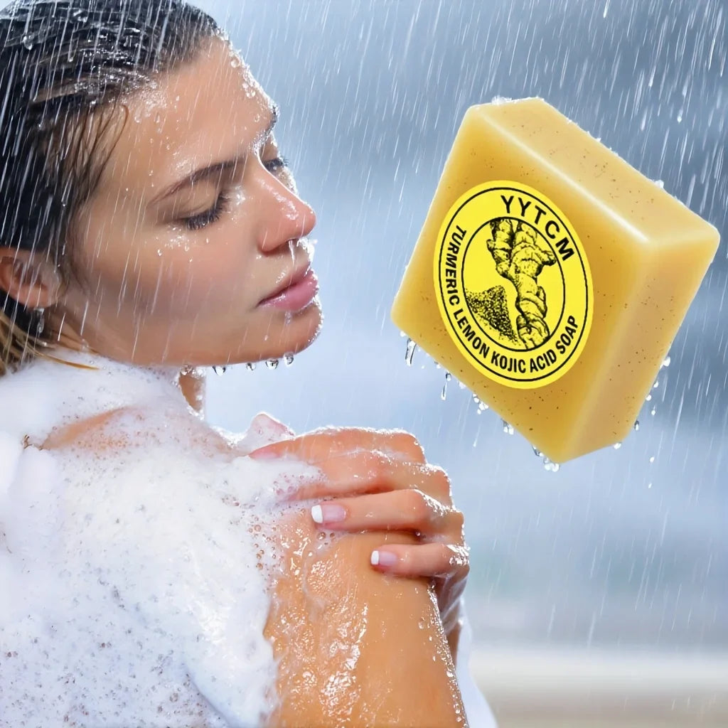 Turmeric Lemon Kojic Acid Exfoliating Scrub Soap 65g