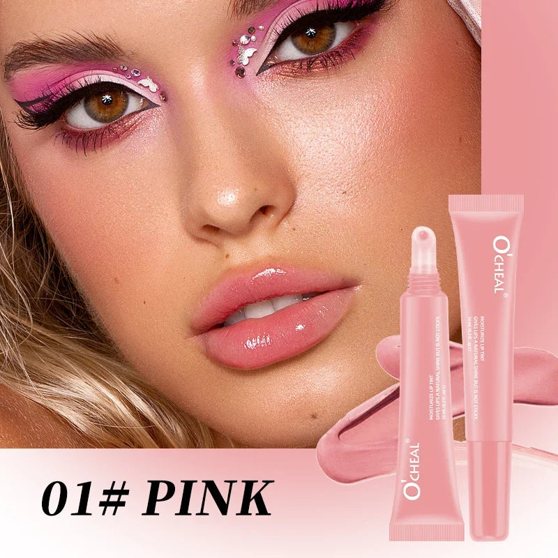 O'Cheal 5-Color Glass Gel Lip Gloss – Hydrating & Long-Lasting