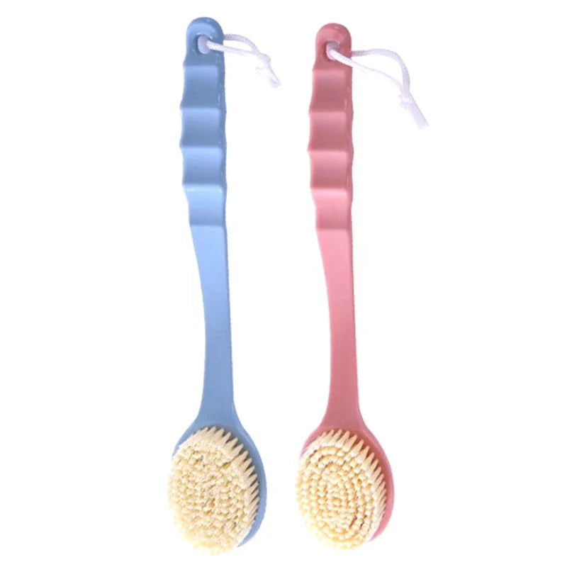 Long Handle Bath Brush – Soft Body Scrubber & Exfoliator