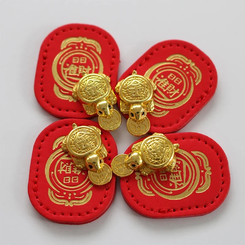 Feng Shui Lucky Turtle Charm – Daily Wealth Metal Ornament