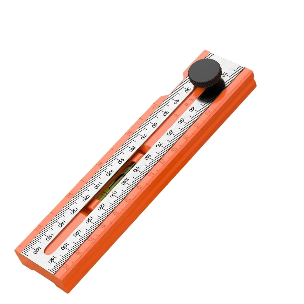 Adjustable Protractor Ruler – Multi-Angle Woodworking Tool