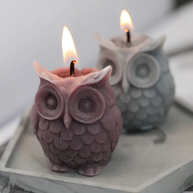 Fun 3D Owl Lamb Silicone Molds Sugar Flipping Chocolate Cake Mold DIY
