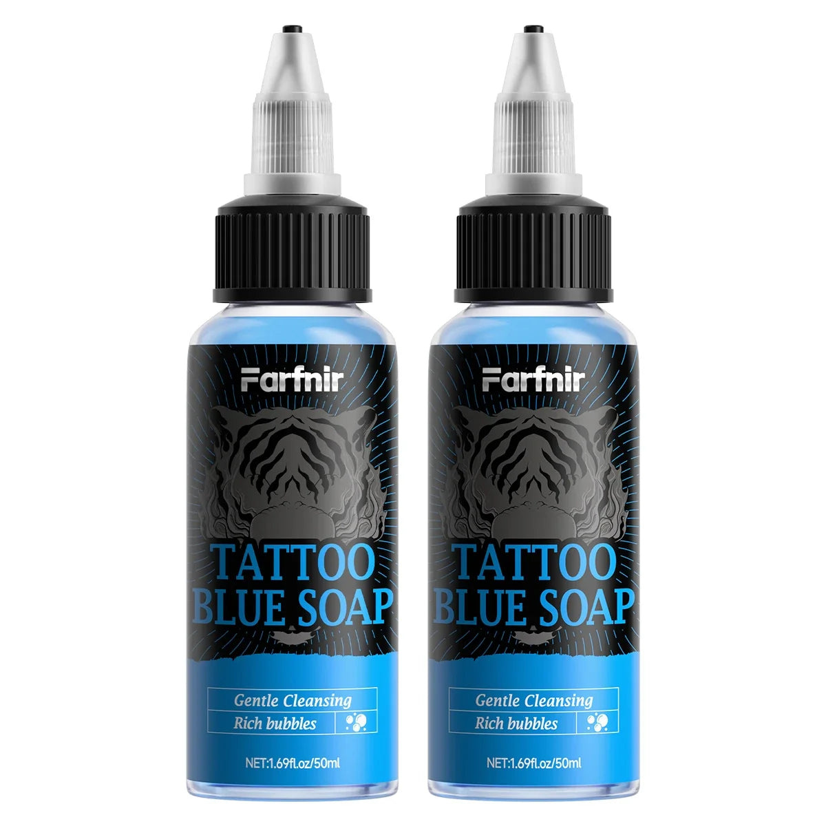 Tattoo Blue Soap – Foaming Cleanser for Vibrant Tattooed Skin