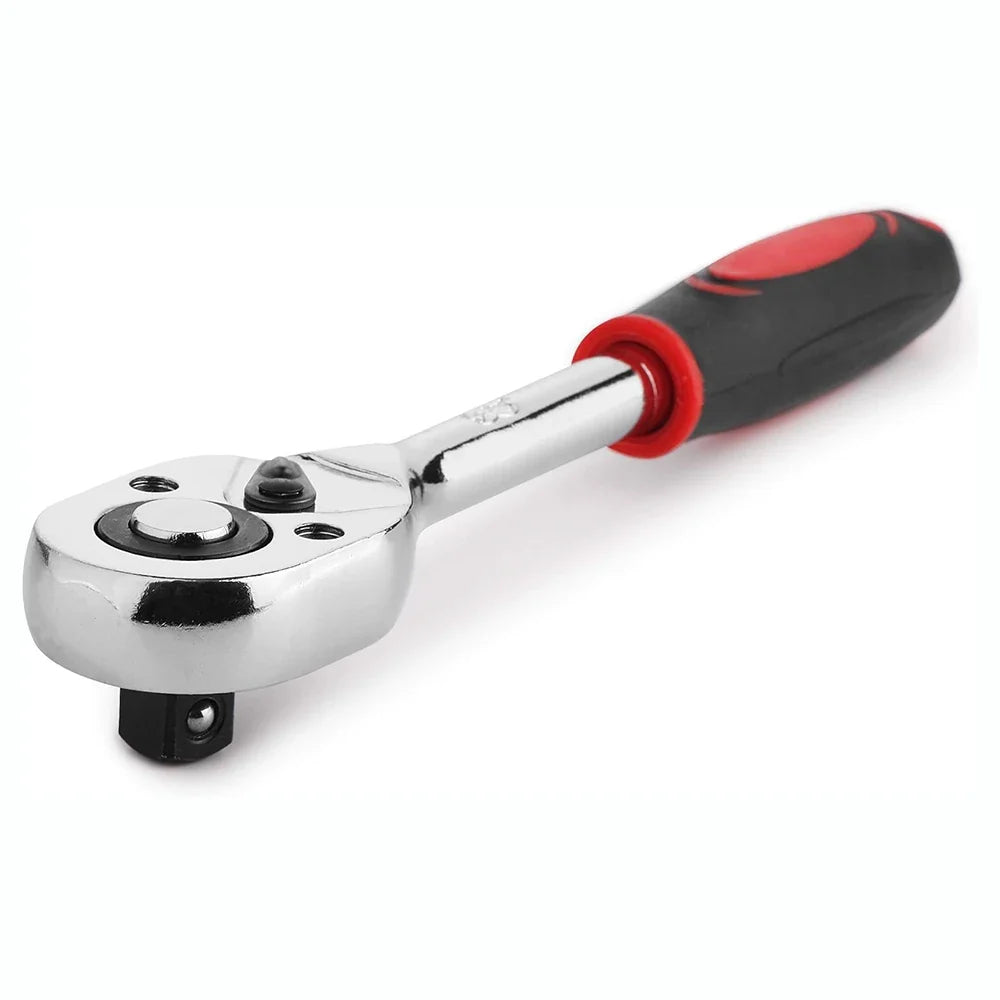 1/4 3/8 1/2" Drive Ratchet Wrench | 24-Tooth Cr-V Steel Tool