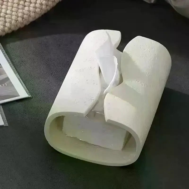 Vintage Cave Stone Resin Tissue Box | Napkin Organizer
