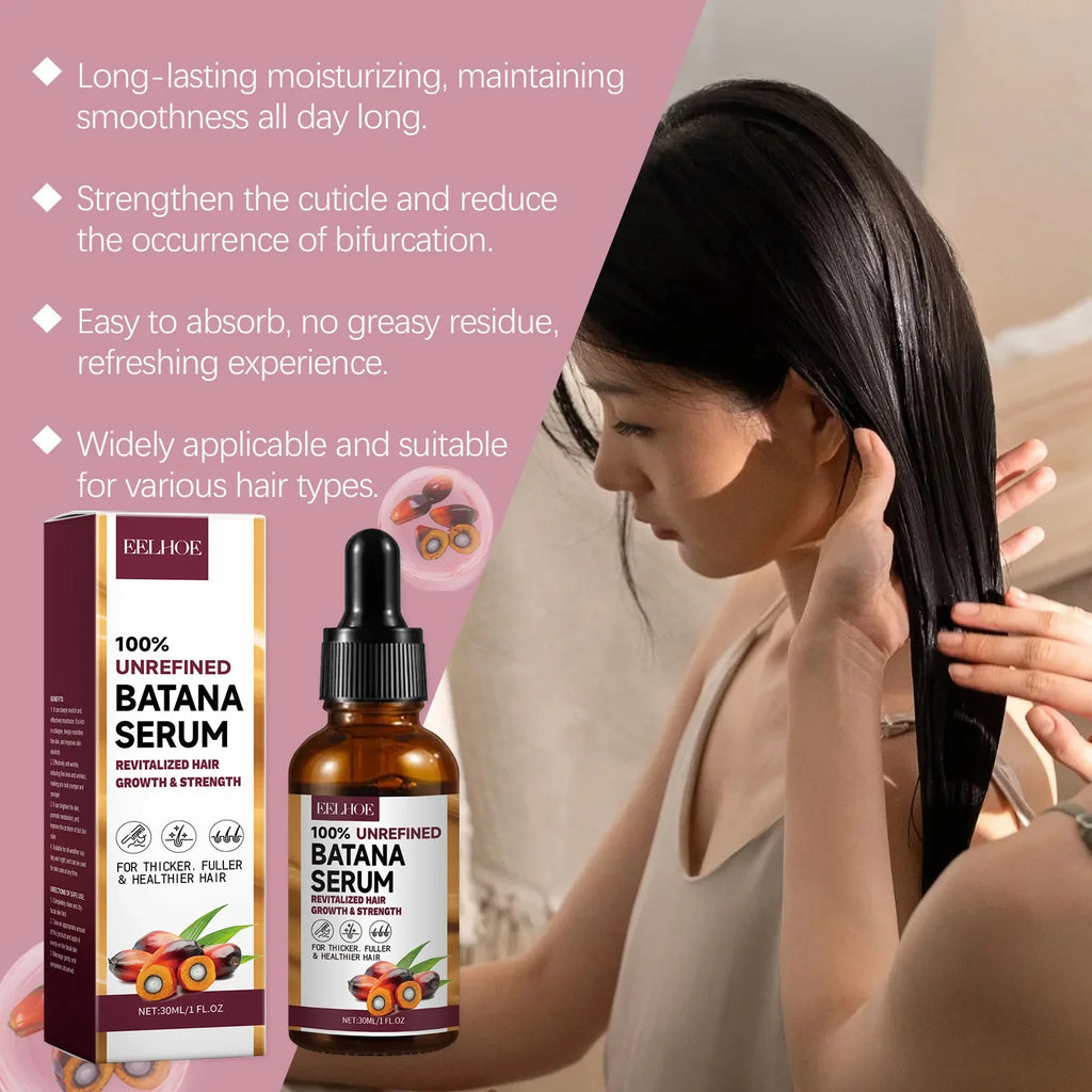 EELHOE Batana Oil Shampoo, Conditioner & Hair Oil Set