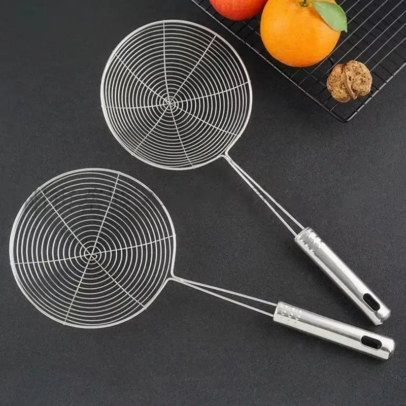 Steel Handle Stainless Wire Oil Leakage Fishing Tool Baking Frying