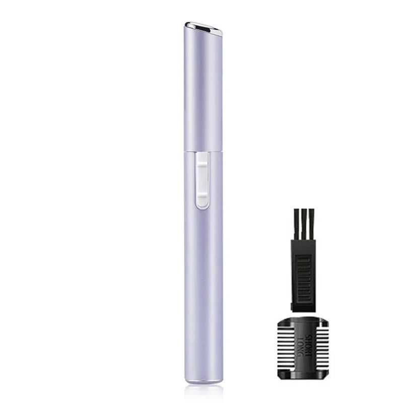 Electric Eyebrow Trimmer Mini Shaver Hair Remover Facial Neck Blur