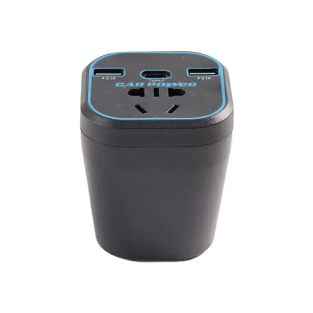200W Car Power Inverter 12V/24V to 110V-220V | USB Type-C