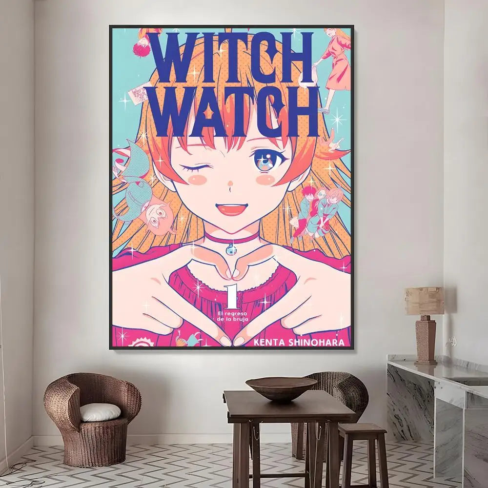 Witch Watch Poster – HD Waterproof PVC Wall Sticker Decor