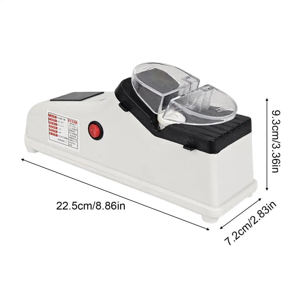 Cutter Sharpener Tool Rechargeable Protective Lid Electric Sharpening