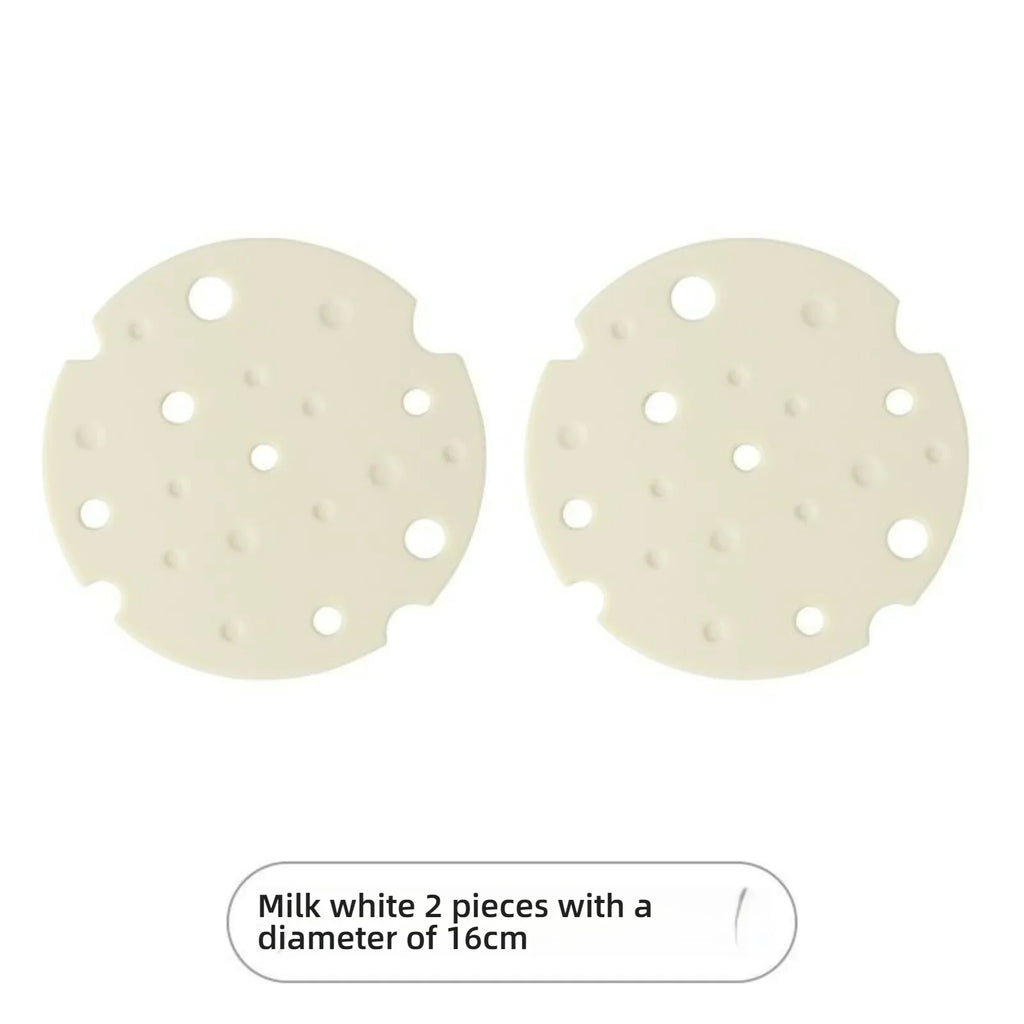 Silicone Heat Resistant Round Placemat – Cream Dining Mat