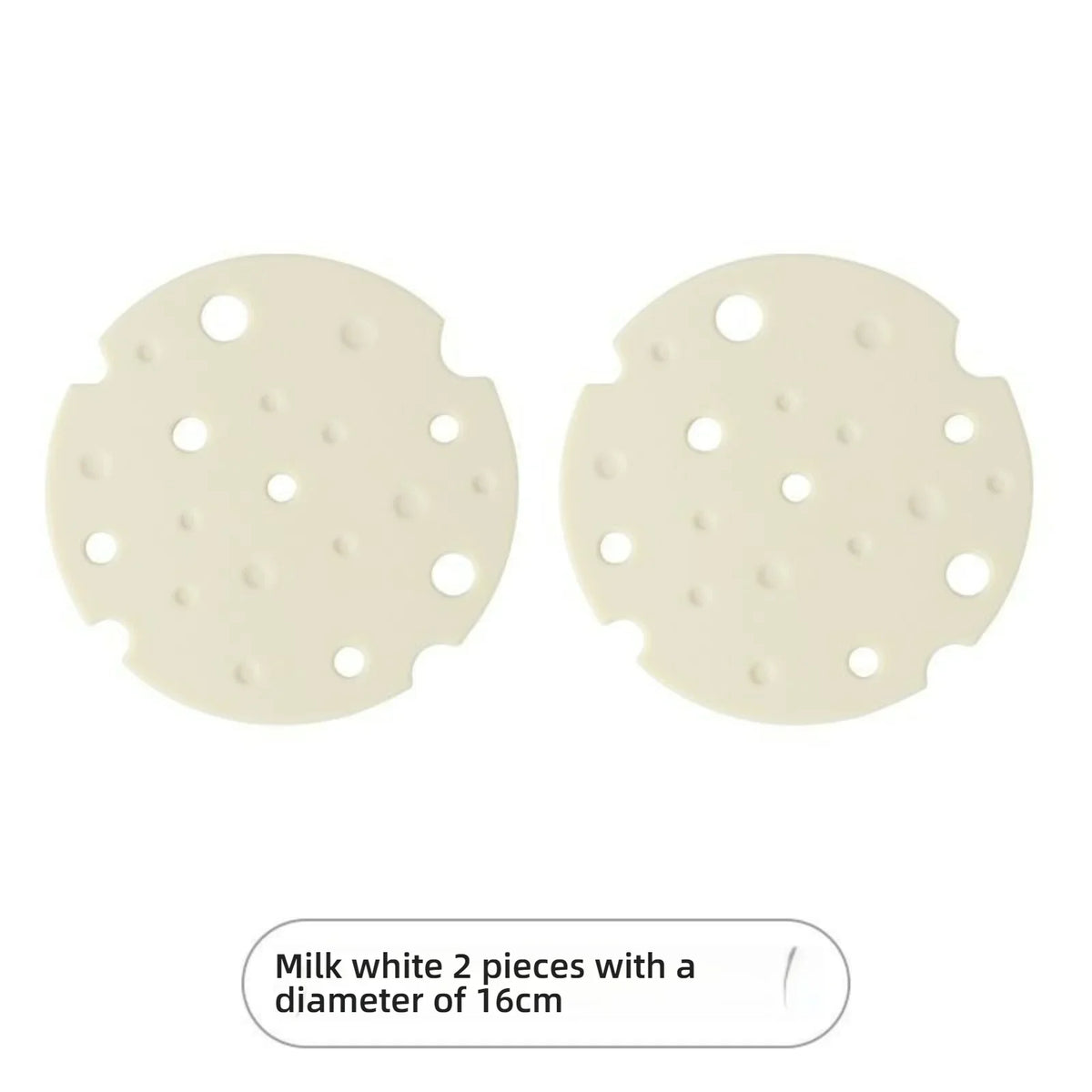 Silicone Heat Resistant Round Placemat – Cream Dining Mat