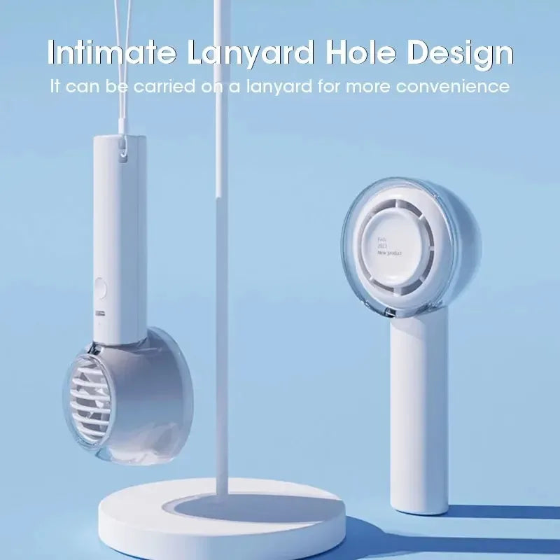 Mini USB Rechargeable Handheld Fan – 3-Speed Portable Cooler