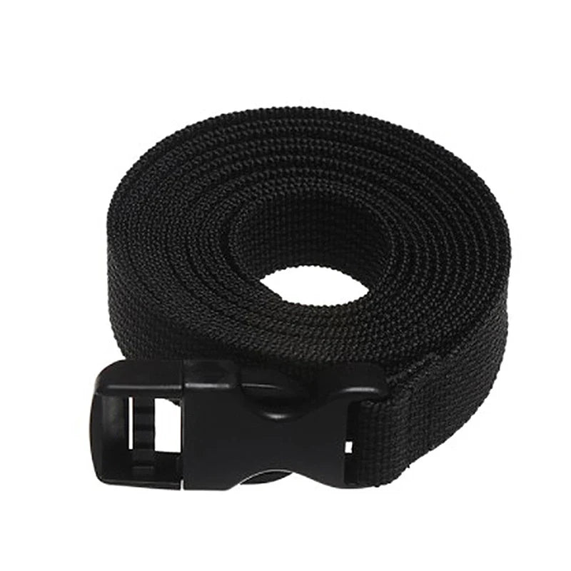 Travel Tied Nylon Cargo Tie Down Luggage Black Durable Lash Belt