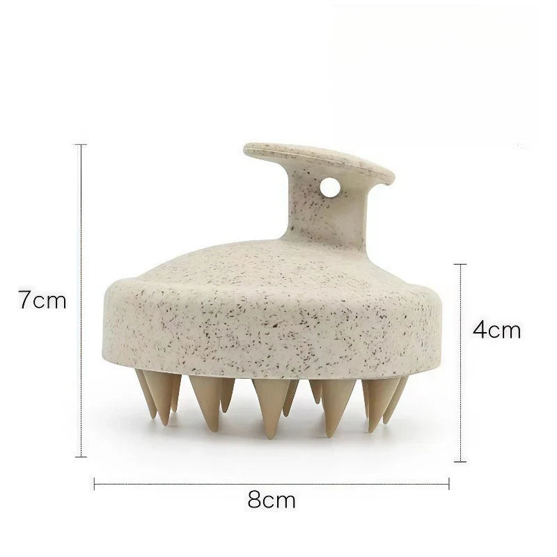 Silicone Scalp Massage Comb – Shampoo & Bath Shower Brush