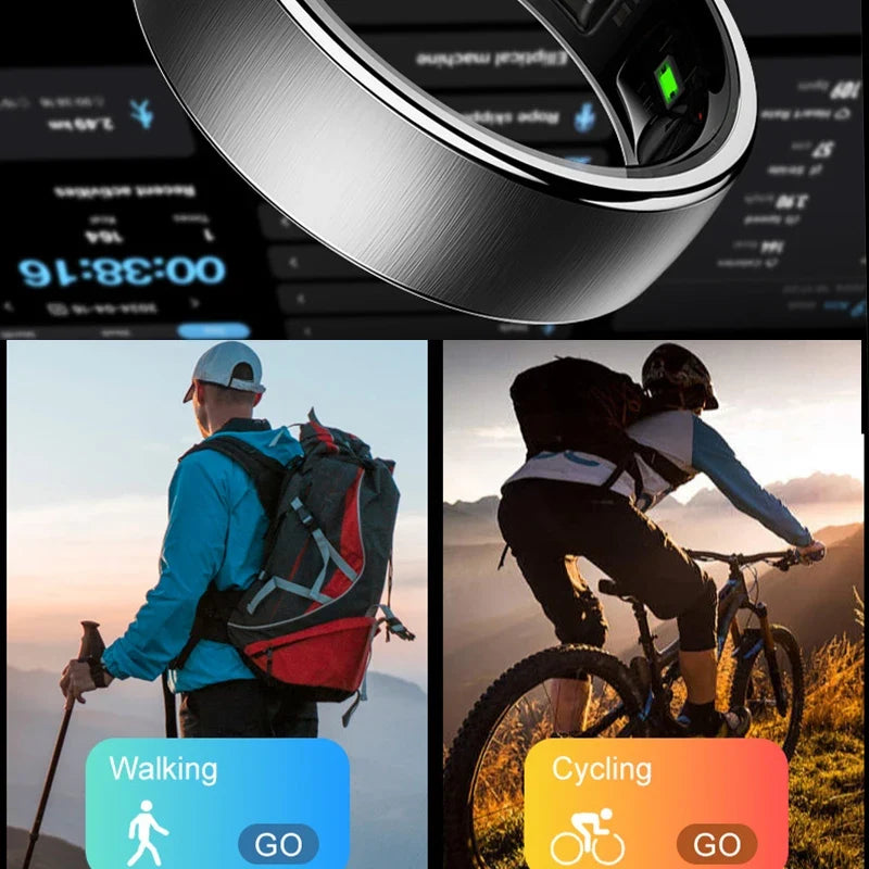 R10 Smart Ring Charging Case Men Women Health Sleep Heart Rate