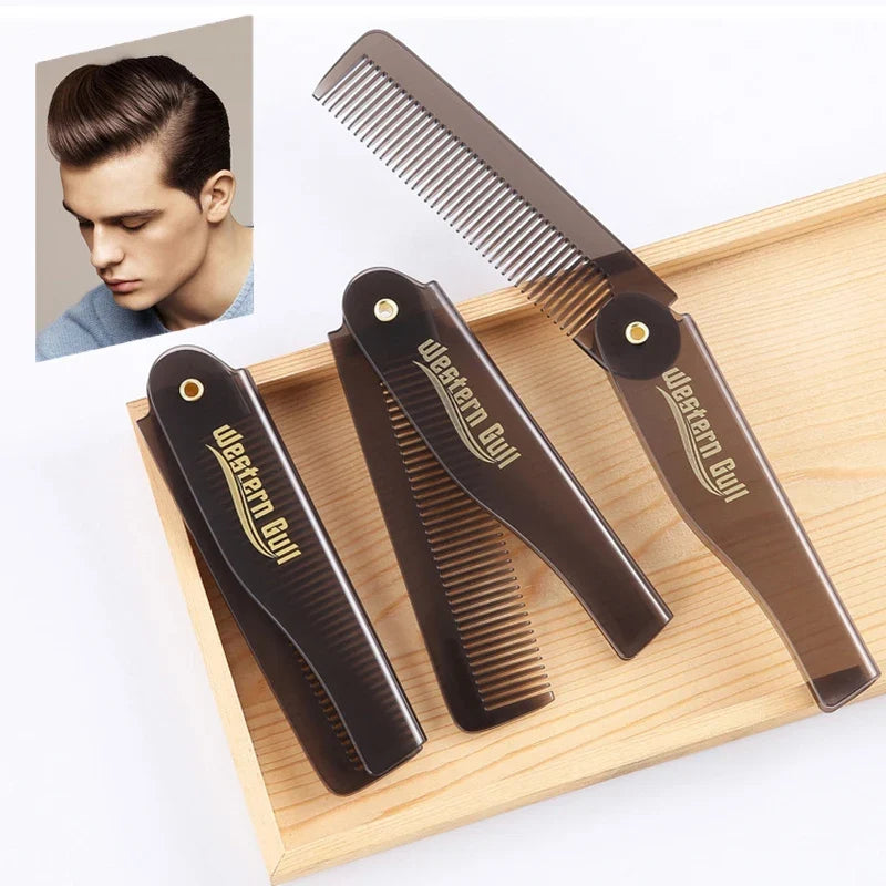 Portable Foldable Pocket Comb – Beard & Hair Styling Tool
