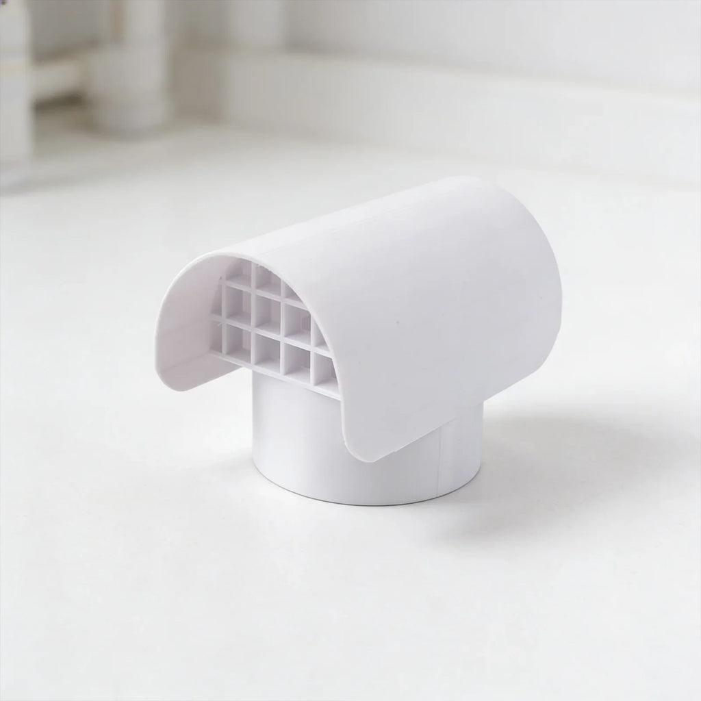 Exhaust Port Cover Pvc Ventilation Cap Radon Fan Ducts Fume Roof Air