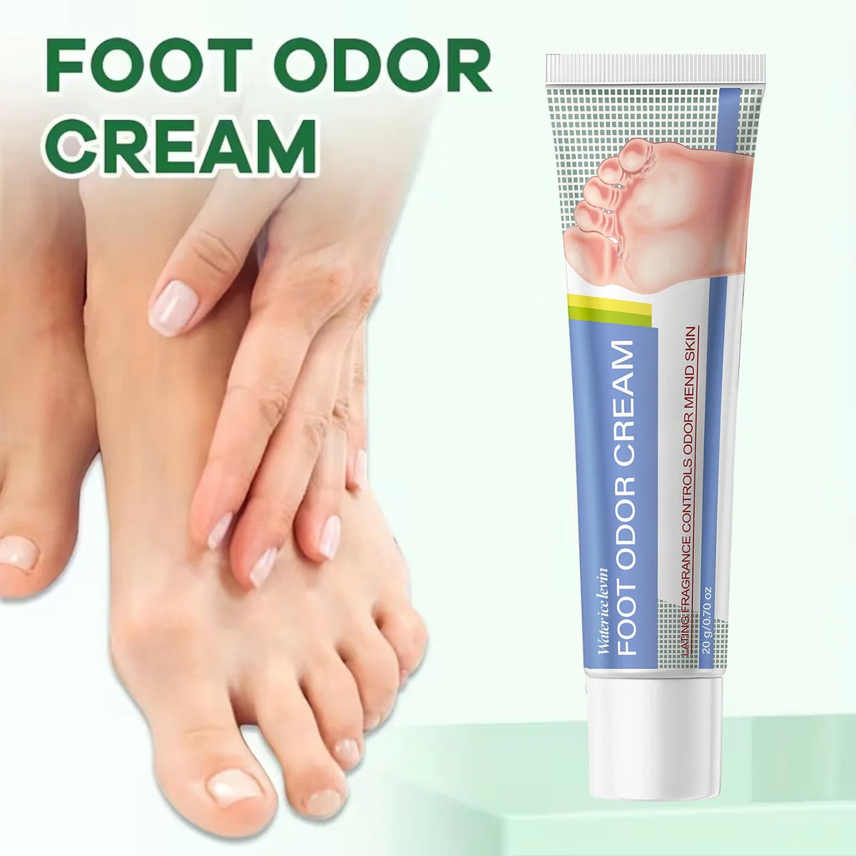 Moisturizing Foot Cream – Hyaluronic Acid & Niacinamide Odor Control
