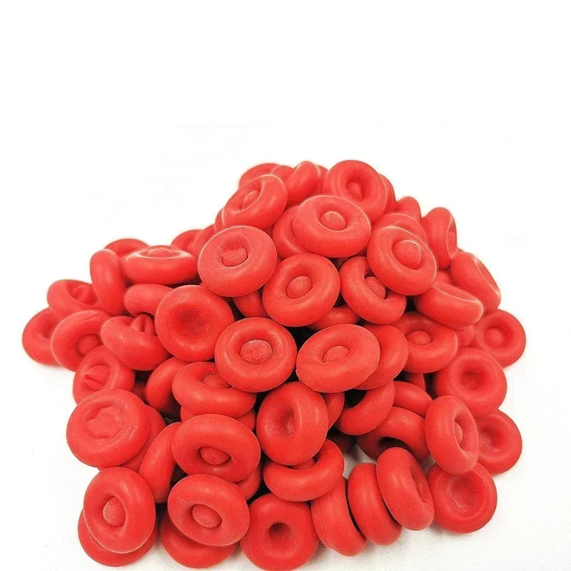 Lot Red Caulking Gun Nozzles Cap Caulk Saving Sealer Saver Open Tube