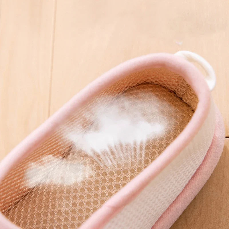 Women's Memory Foam Slippers – Adjustable Closed Toe House Shoes