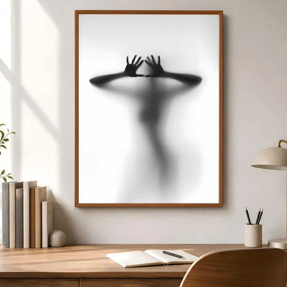 Abstract Silhouette Wall Poster – HD Waterproof PVC Sticker