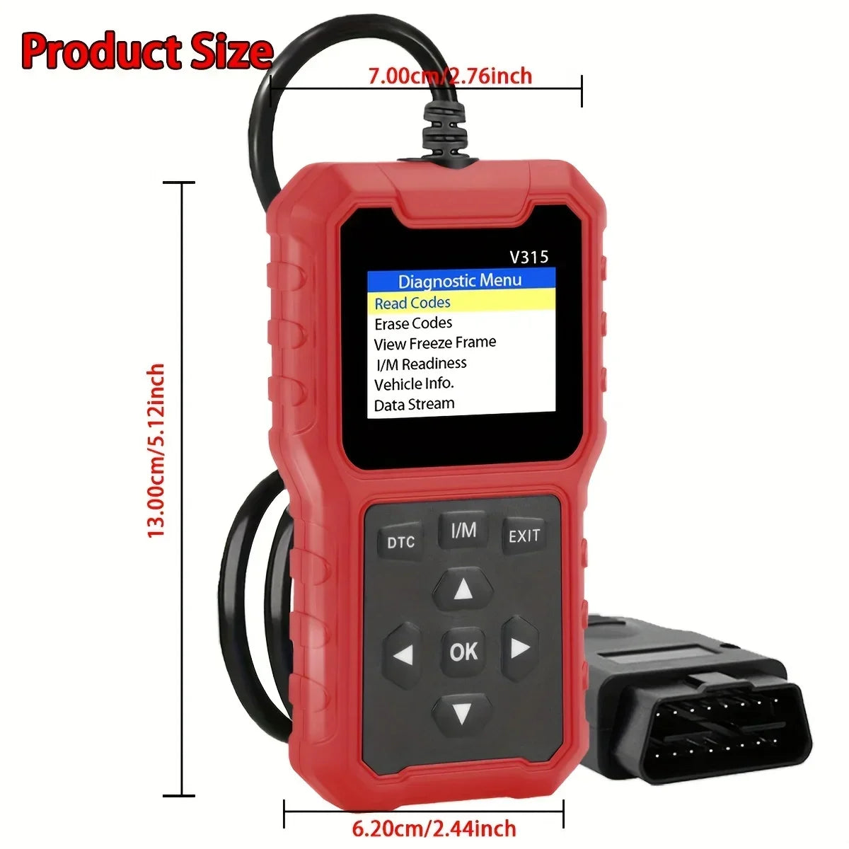 OBD2 Scanner V315 – Check Engine Code Reader & Diagnostic Tool