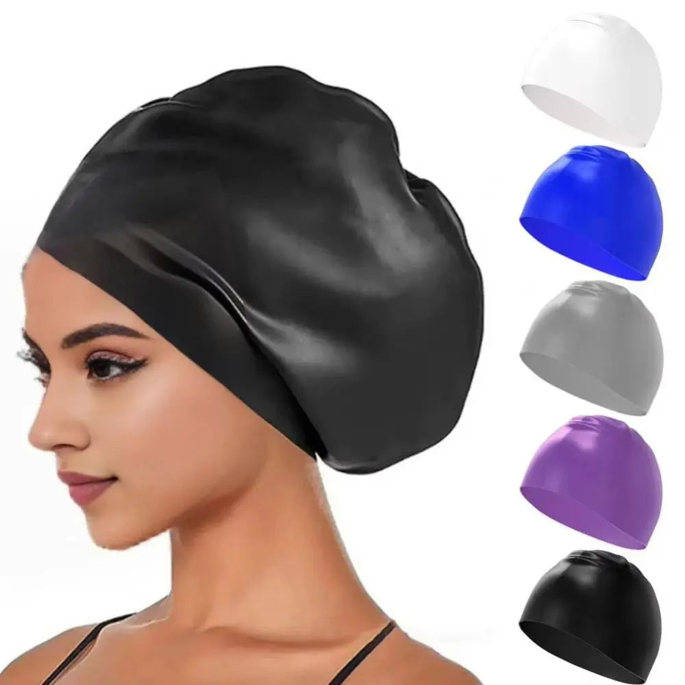 Silicone Swim Cap – Waterproof Snorkeling Cap for Women