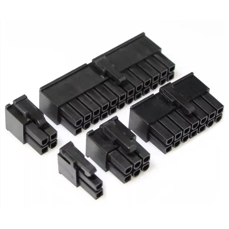 Lot 5557-R 5557 Black Automotive Wiring Harness Connector Male 2 24