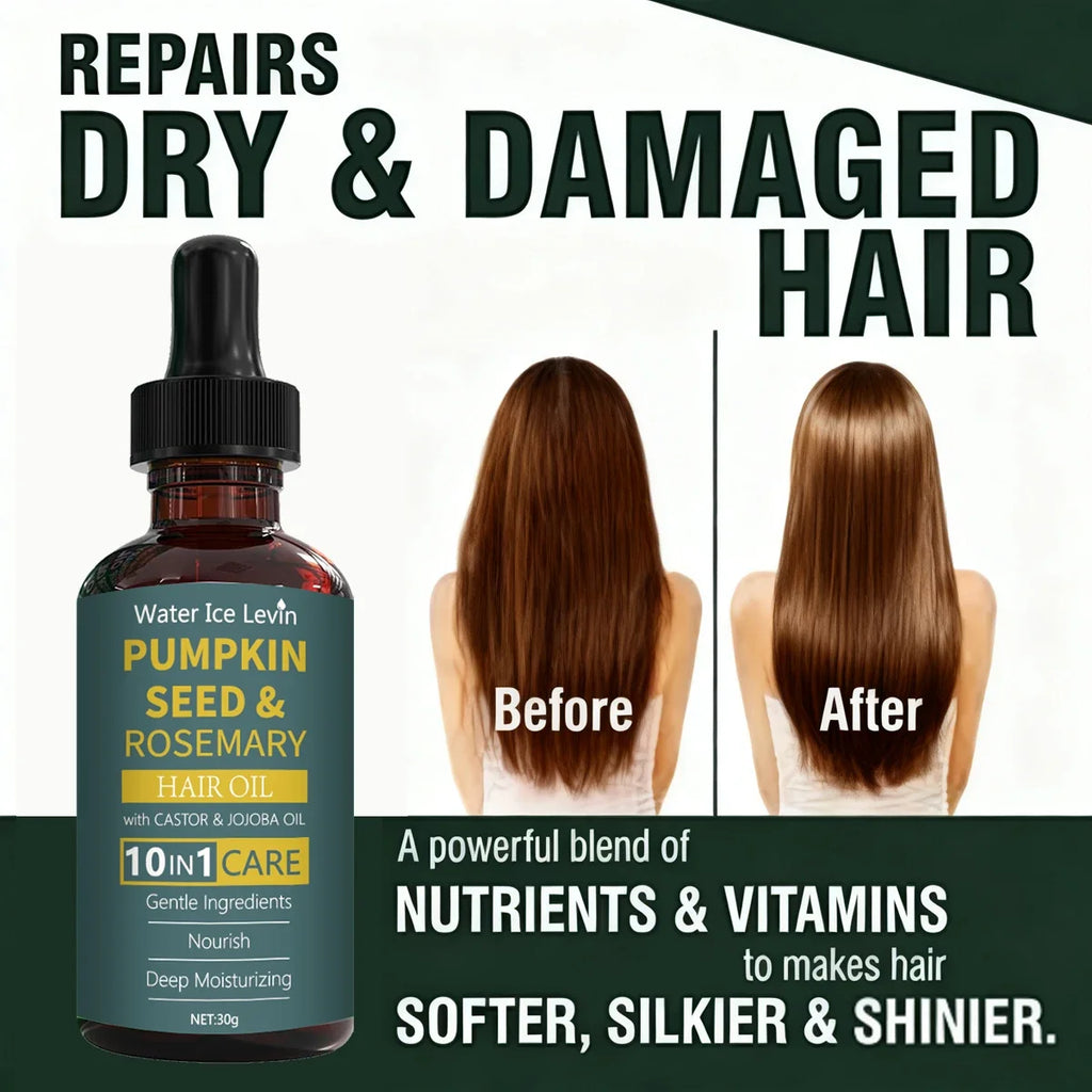 Pumpkin Seed & Rosemary 10-in-1 Hair Oil | All Hair Types