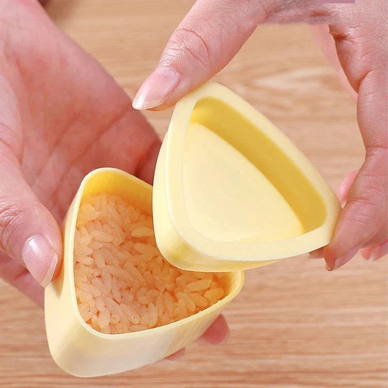 2-Pc Triangular Onigiri Sushi Rice Ball Mold Set | DIY Bento