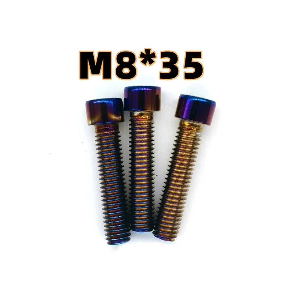 Gold Titanium Plated M3–M10 304 Stainless Hex Socket Screws
