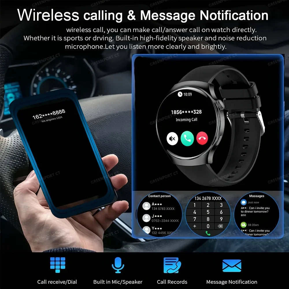 ERUN Premium Smart Watch – Sports, Calls & Music Control