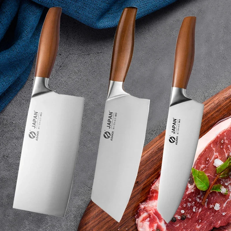 Japanese Chef Knife Set 1–6 Pcs | Stainless Steel Kitchen Knives