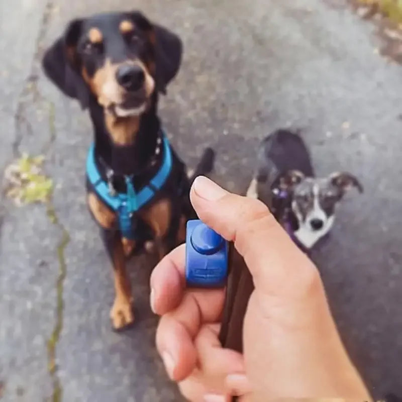 Mini Finger Clicker Pet Training Equipment Rattle Trainer Ring
