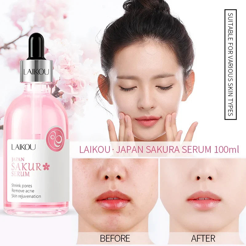 LAIKOU Sakura Rose Essence Serum Moisturizing Hydrating Nourishing