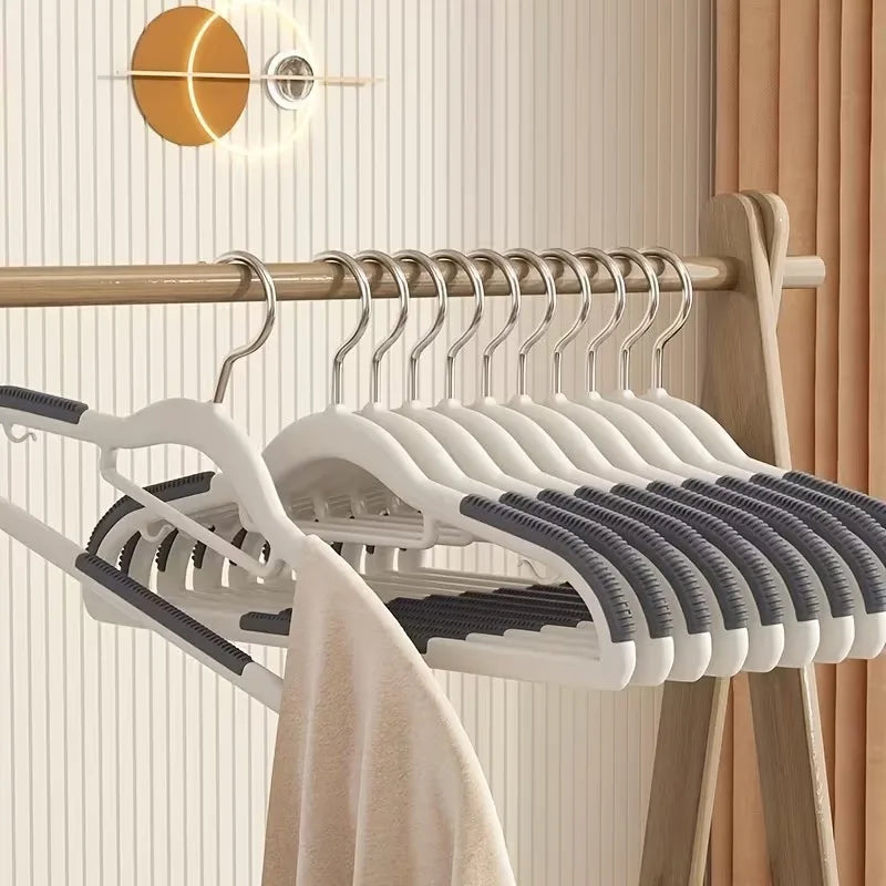 10 Velvet Hangers 20 Clips Heavy-duty Anti Slip Hanger Wardrobe