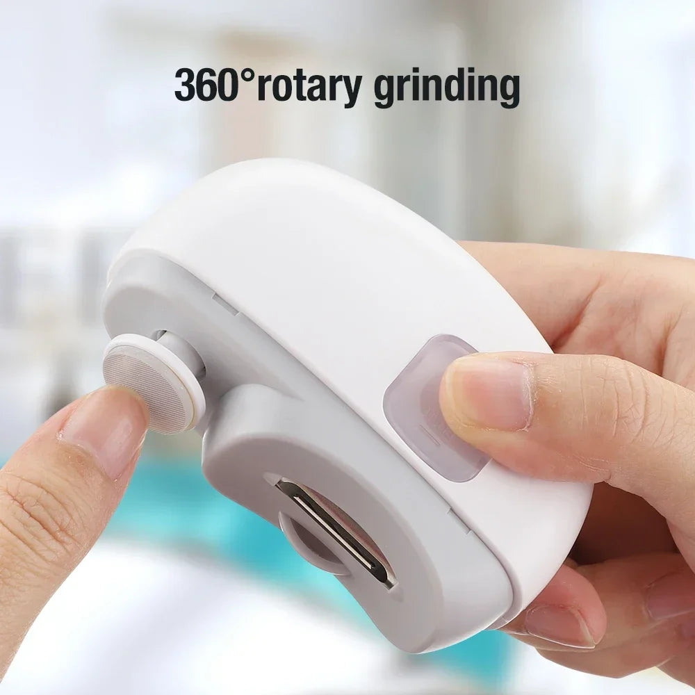 AFDEAL Electric Nail Trimmer – 2-Speed Baby & Adult Grinder