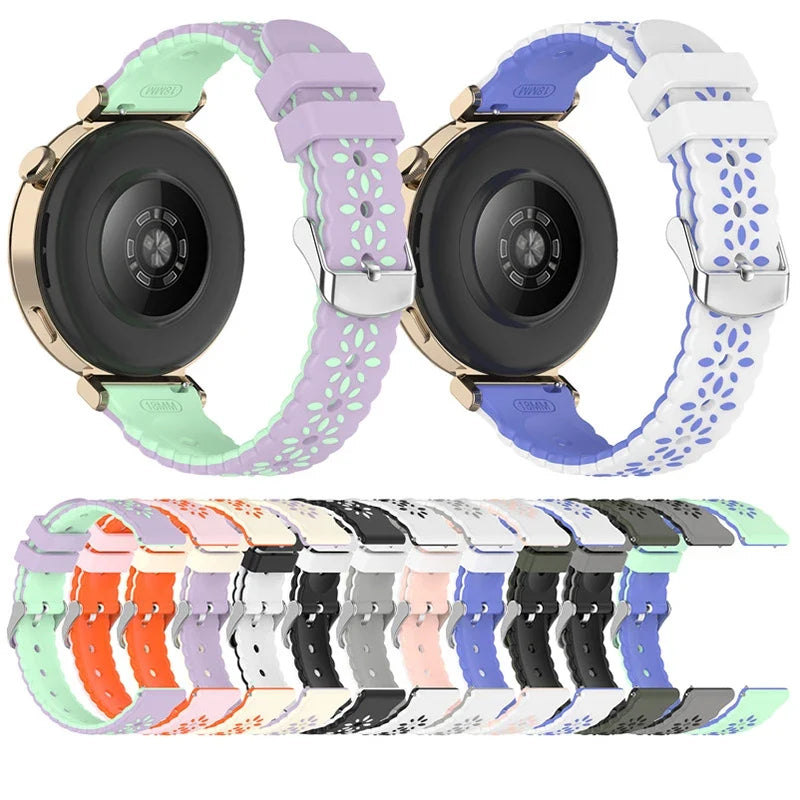 Silicone Watch Band 18mm 20mm – Huawei GT5, Samsung Galaxy