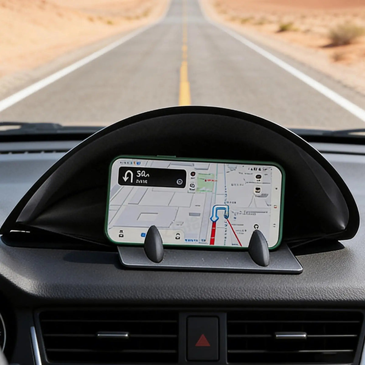 Foldable Car Phone Sun Shade | Anti-Glare Dashboard Cover