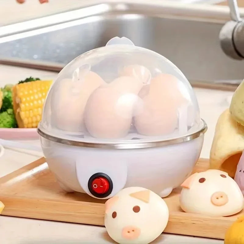 Electric Egg Cooker Steamer – 7-Egg Auto Power-Off, 350W