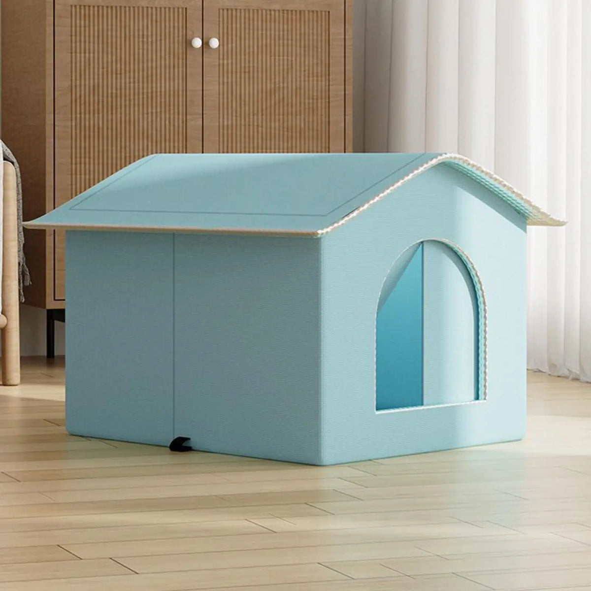 Cooling Cat House – Enclosed All-Season Pet Nest | S & M Sizes